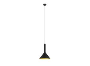 4251096576344 - Arcchio Tadej Pendellampe 1-fl 30 cm schwarz-gold