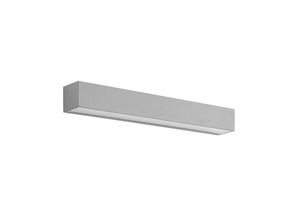 4251096581454 - Lucande LED-Außenwandlampe Lengo 50 cm silber 1-flg Alu - silber