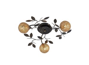 4251096585803 - Lucande - Deckenlampe Evory aus Metall für Wohnzimmer & Esszimmer von