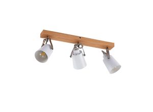 4251096586091 - Lindby - Deckenlampe Blana aus Holz für Wohnzimmer & Esszimmer von