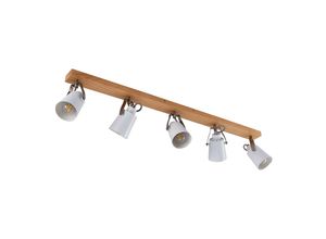 4251096586107 - Lindby - Deckenlampe Blana aus Holz für Wohnzimmer & Esszimmer von