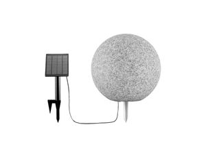 4251096586206 - Hamela LED-Solar-Dekoleuchte rgb 30 cm - grau - Lindby