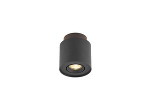 4251096588491 - Arcchio - Deckenlampe Walisa ø 10 cm schwarz Alu - Schwarz ral 9004