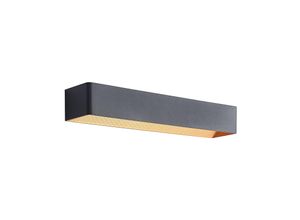 4251096592221 - Arcchio - Karam LED-Wandleuchte 53 cm schwarz - Schwarz gold