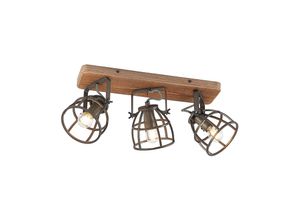 4251096596083 - Deckenlampe Rutger aus Holz für Wohnzimmer & Esszimmer von Lindby