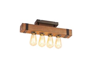 4251096596397 - Deckenlampe Sverina aus Holz für Wohnzimmer & Esszimmer von Lindby