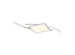 4251096597561 - Lucande - Tiaro LED-Deckenlampe eckig 566 cm cct - silber