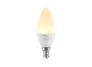 4251096597998 - LED-Kerzenlampe E14 C35 45W 3000K opal - Lindby