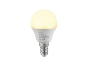 4251096598001 - LED-Tropfenlampe E14 G45 45W 3000K opal - Lindby