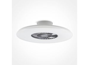 4251096599121 - Starluna - Klamina LED-Deckenventilator mit Licht - weiß chrom