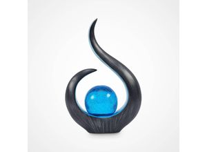 4251096599831 - Lindby Jasem Solar-LED-Dekoleuchte blaue Kugel