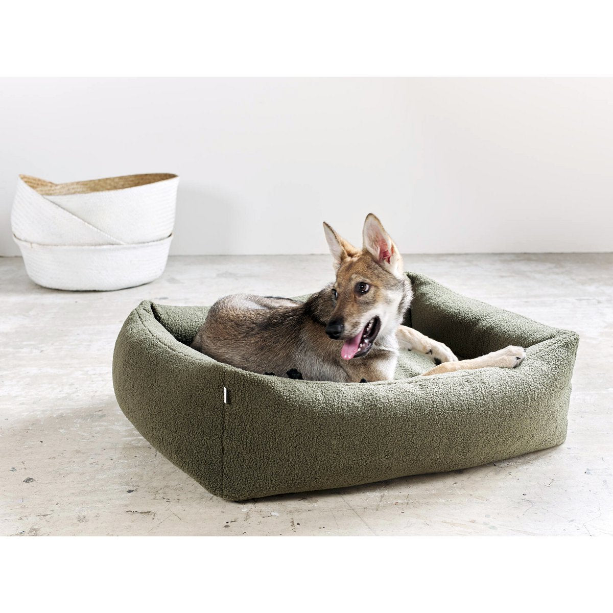 4251103307848 - Hundebett Classic Teddy Grey