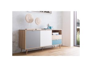 4251105958178 - Sideboard Emilia Sonoma-Eiche tricolor 2x Türen