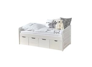 4251105967378 - TiCAA Sofabett MINI Micki 80x160 Buche Weiß