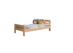 4251105970613 - TiCAA Einzelbett Kinderbett Jugendbett Bennet mit Rausfallschutz & Lattenrost für Schlafzimmer Kinderzimmer Kiefer Massivholz Bettgestell 90 x 200 cm 4251105970613 - TiCAA Einzelbett Kinderbett Jugendbett Bennet mit Rausfallschutz & Lattenrost für Schlafzimmer Kinderzimmer Kiefer Massivholz Bettgestell 90 x 200 cm