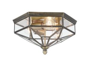 4251110014678 - - Zeil Unterputz-Deckenleuchte Bronze 3 Licht IP43 E27