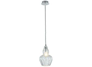 4251110015279 - - Eustoma Dome Decken-Pendelleuchte Nickel 1-flammig E14