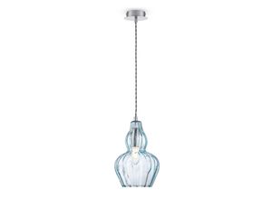 4251110015286 - Eustoma Dome Decken-Pendelleuchte Nickel 1-flammig E14