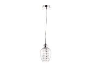 4251110021508 - Maytoni Decorative Lighting - Blues Dome Deckenpendelleuchte Nickel & Kristall 1 Licht E14