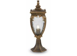 4251110031682 - Maytoni Lighting - Maytoni Fleur Außen-Sockelleuchte Schwarz mit Gold IP44 4251110031682 - Maytoni Lighting - Maytoni Fleur Außen-Sockelleuchte Schwarz mit Gold IP44