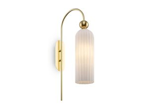 4251110031767 - Antic Moderne Wandleuchte Gold Glasschirm Weiß - Maytoni