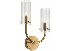 4251110034119 - Maytoni Lighting - Maytoni Arco Neoklassizistische Wandlampe Messing Glasschirm