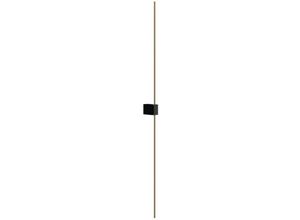 4251110039787 - Pars Outdoor Up Down Wandleuchte Schwarz Gold Integrierte led 3000K - Maytoni