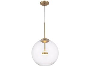 4251110058573 - Maytoni Cometa Moderne Cometa integrierte LED-Pendel-Deckenleuchte in mattem Gold mit Glasschirm 4251110058573 - Maytoni Cometa Moderne Cometa integrierte LED-Pendel-Deckenleuchte in mattem Gold mit Glasschirm