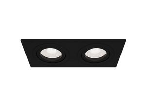 4251110068947 - Maytoni Lighting - Atom Einbau Twin Square Downlight Schwarz 2 Licht GU10