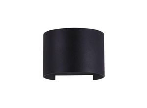 4251110099361 - Fulton Außenwandleuchte schwarz Up&Down LED 6W rund 95x115 cm IP54