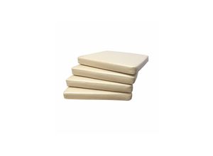 4251113303953 - 4x Sitzpolster LARISSA Kunstleder beige