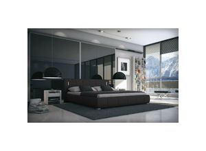 4251113309467 - Bett Luna 180x200cm schwarz mit led Beleuchtung