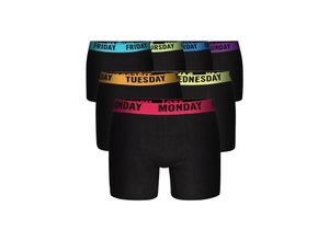 4251115781353 - Happy Shorts Herren Retroshorts Monday Sunday 7er Pack