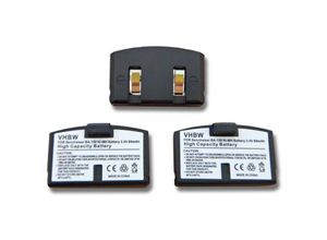 4251123918949 - 3x Ni-MH Akku Set 60mAh (24V) kompatibel mit Headset Kopfhörer Sennheiser RS400 RS2400 SET250 SET500 SET50 tv Ersatz für BA-150 BA150 BA-151