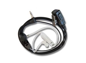 4251123920720 - Vhbw - Headset kompatibel mit Motorola SX500 PMR446 MR350R Spirit gt plus MJ270R Spirit gt MR356R MR355R Funkgerät - schwarz