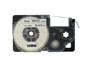 4251123923035 - vhbw Label Tape Kassette Patronen Schriftband 9mm kompatibel mit Casio CW-L300 KL-100E KL-120 KL-1500 KL-200E KL-300 KL-60 Ersatz für Casio