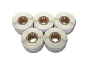 4251123962874 - Set 5x Etiketten-Rolle 25mm x 54mm (500 Etiketten) kompatibel mit Dymo LabelWriter EL60 Turbo LW400 Duo Etiketten-Drucker - Vhbw