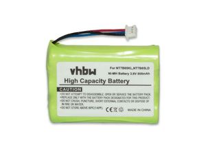 4251123969163 - Ni-MH Akku 800mAh (36V) kompatibel mit schnurlos Festnetz Telefon Polycom kirk 3040 kirk 4020 kirk 4040 Ersatz für CPH-464Q3S NT7B65KL NT7B65LD