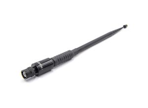 4251123983626 - Universal Antenne für diverse Funkgeräte zB kompatibel mit Yaesu uvm - Ausziehbar 24 cm - 99 cm bnc Stecker Schwarz - Vhbw