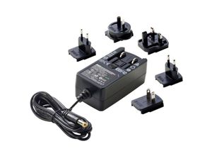 4251125200578 - Dehner Elektronik SYS 1541-2424-W2E Steckernetzteil Festspannung 24 V DC 1000 mA 24 W mit UK-Adapter mit USA-Adapter mit Australien-Adapter