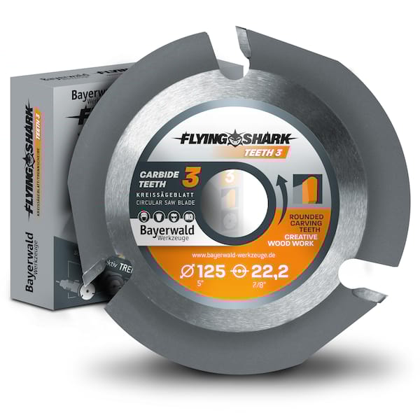 4251128749296 - Bayerwald Flying Shark - Hartmetall Frässcheibe - Ø 125 x 2223 mm Z3