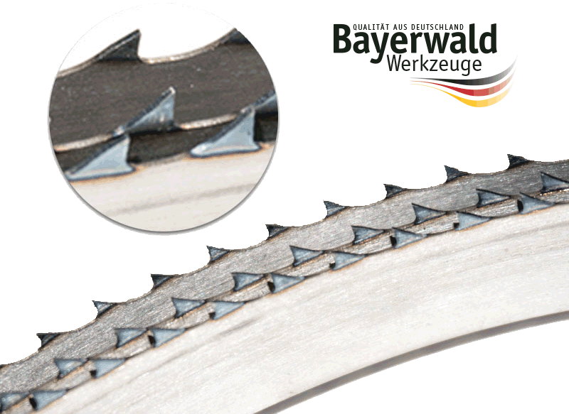 4251128753811 - Bayerwald Fleischerei Bandsägeblatt  1620 x 15 x 045 x 6 ZAB