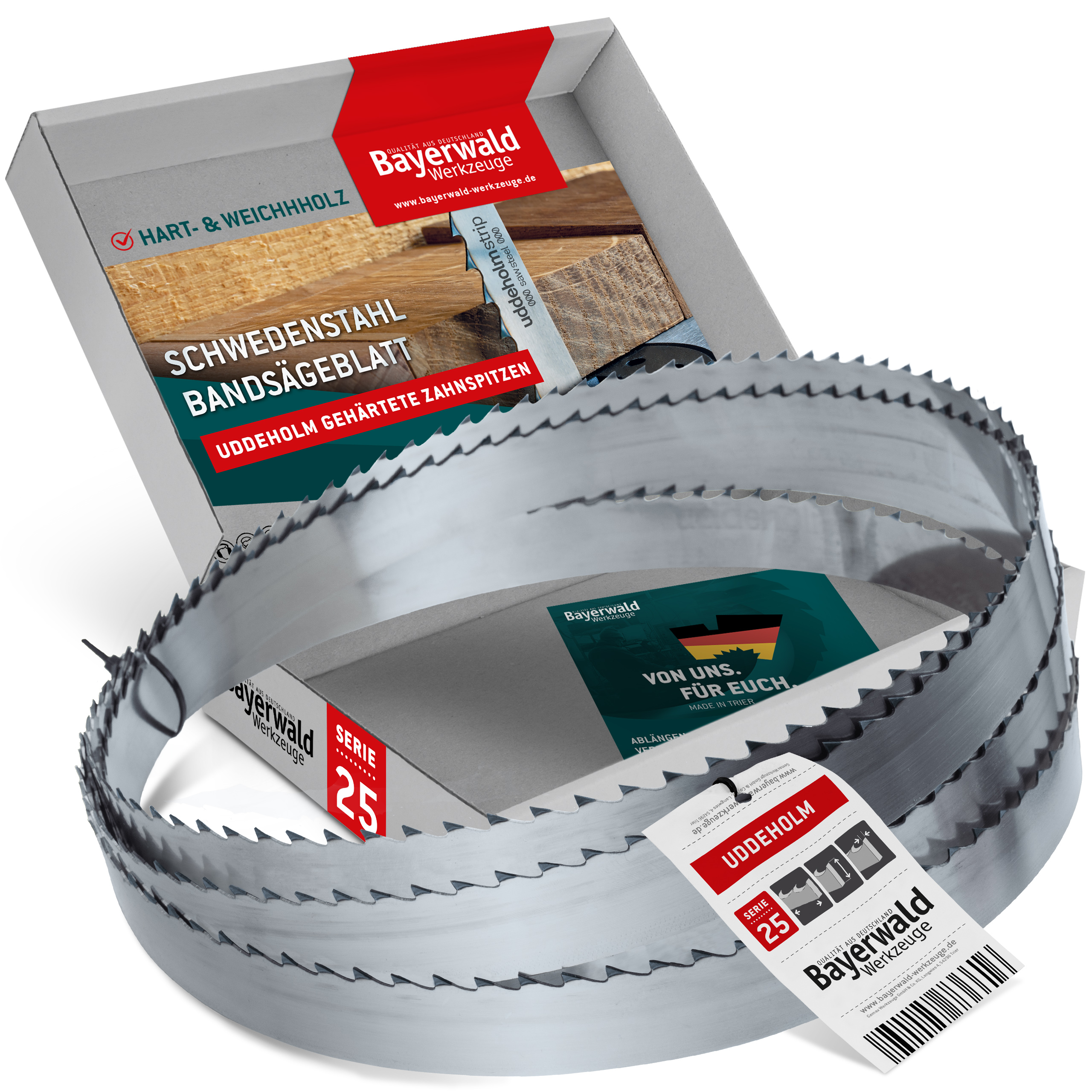 4251128755778 - Uddeholm Bandsägeblatt zahnhart  1000 x 40 x 08 x 12mm