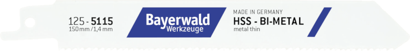 4251128762066 - 5x Bayerwald Werkzeuge Säbelsägeblatt Länge 150 mm 4251128762066 - 5x Bayerwald Werkzeuge Säbelsägeblatt Länge 150 mm