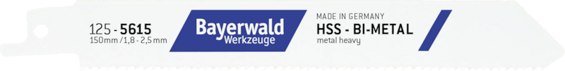 4251128762097 - 5x Bayerwald Werkzeuge Säbelsägeblatt Länge 150 mm
