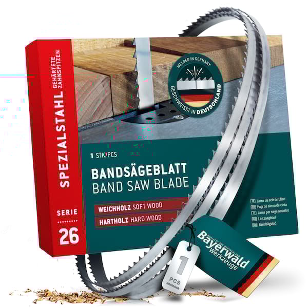 4251128762769 - Bandsägeblatt Spezialstahl zahnhart  1000 x 6 x 05 x 6mm