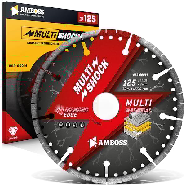 4251128780794 - Amboss MultiShock Diamant Trennscheibe - 125 x 22 x 222