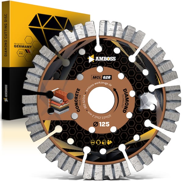 4251128780978 - Amboss MCL 62R Diamant Trennscheibe 125 x 22 x 222