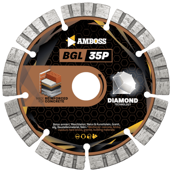 4251128781708 - Amboss BGL 35P Diamant Trennscheibe - 600 x 4 x 60