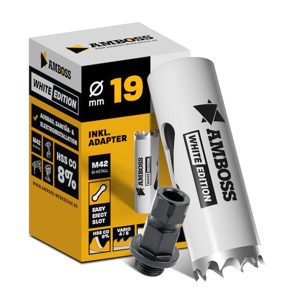 4251128787496 - HSS M42 Amboss Lochsäge Ø 19 mm (Amboss Rapid Change - ohne Aufnahme)
